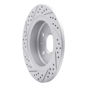 Buick Regal Brake Rotor (1) - Rear Right - DFC - Drilled & Slotted Geoperformance - `11-`16