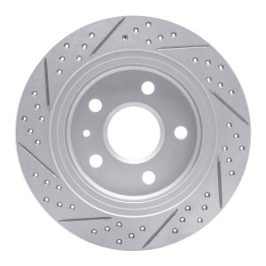 Buick Regal Brake Rotor (1) - Rear Right - DFC - Drilled & Slotted Geoperformance - `11-`16