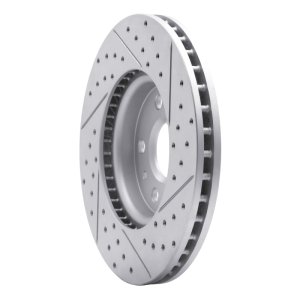 Buick Regal Brake Rotor (1) - Front Left - DFC - Drilled & Slotted Geoperformance - `10-`25