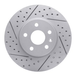 Buick Regal Brake Rotor (1) - Front Left - DFC - Drilled & Slotted Geoperformance - `10-`25