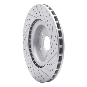 Buick Regal Brake Rotor (1) - Front Left - DFC - Drilled & Slotted Geoperformance - `09-`17