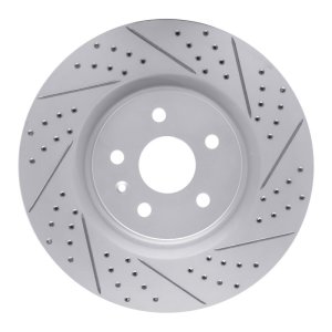 Buick Regal Brake Rotor (1) - Front Right - DFC - Drilled & Slotted Geoperformance - `09-`17