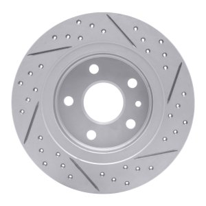 Buick Encore Brake Rotor (1) - Rear Left - DFC - Drilled & Slotted Geoperformance - `11-`22