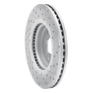 Buick Encore Brake Rotor (1) - Front Left - DFC - Drilled & Slotted Geoperformance - `13-`22