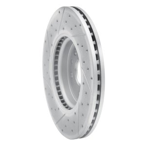 Buick Encore Brake Rotor (1) - Front Right - DFC - Drilled & Slotted Geoperformance - `13-`22