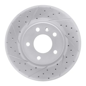 Buick Lacrosse Brake Rotor (1) - Front Left - DFC - Drilled & Slotted Geoperformance - `11-`25