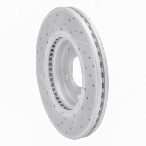 Buick Lacrosse Brake Rotor (1) - Front Right - DFC - Drilled & Slotted Geoperformance - `11-`25