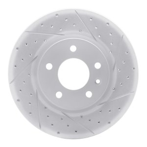 Buick Lacrosse Brake Rotor (1) - Front Right - DFC - Drilled & Slotted Geoperformance - `11-`25