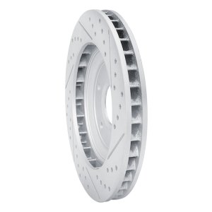 Cadillac XLR Brake Rotor (1) - Front - DFC - Drilled & Slotted Geoperformance - `97-`09