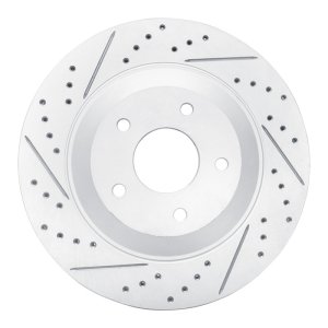 Cadillac XLR Brake Rotor (1) - Front - DFC - Drilled & Slotted Geoperformance - `97-`09