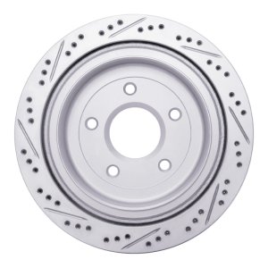 Cadillac XLR Brake Rotor (1) - Rear Right - DFC - Drilled & Slotted Geoperformance - `97-`13