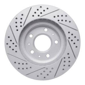 Cadillac CTS Brake Rotor (1) - Front Right - DFC - Geoperformance Drilled & Slotted - `03-`07
