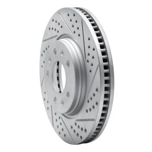 Cadillac Seville Brake Rotor (1) - Front Right - DFC - Drilled & Slotted Geoperformance - `03-`08