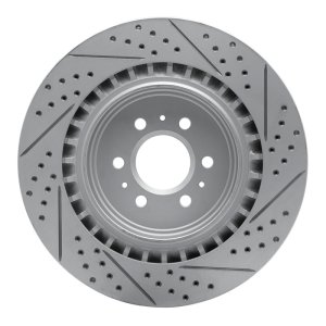 Cadillac CTS Brake Rotor (1) - Rear Left - DFC - GeoPerformance Rotors - Drilled & Slotted - `04-`11 Cadillac CTS Brake Rotor (1) - Rear Left - DFC - GeoPerformance Rotors - Drilled & Slotted - `04-`11