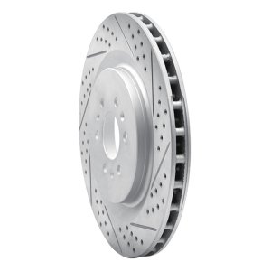 Cadillac STS Brake Rotor (1) - Rear Right - DFC - Geoperformance, Drilled & Slotted - `04-`11