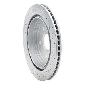 Cadillac CTS Brake Rotor (1) - Rear Left - DFC - Drilled & Slotted Geoperformance - `08-`19 Cadillac CTS Brake Rotor (1) - Rear Left - DFC - Drilled & Slotted Geoperformance - `08-`19