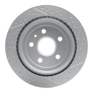 Cadillac CTS Brake Rotor (1) - Rear Left - DFC - Drilled & Slotted Geoperformance - `08-`19 Cadillac CTS Brake Rotor (1) - Rear Left - DFC - Drilled & Slotted Geoperformance - `08-`19