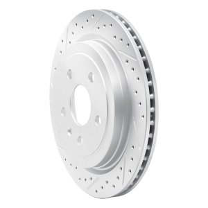 Cadillac CTS Brake Rotor (1) - Rear Left - DFC - Drilled & Slotted Geoperformance - `08-`19 Cadillac CTS Brake Rotor (1) - Rear Left - DFC - Drilled & Slotted Geoperformance - `08-`19
