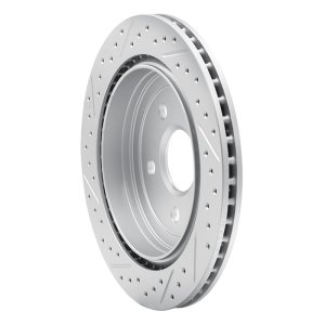 Cadillac Cts Brake Rotor (1) - Rear Right - DFC - Geoperformance Drilled & Slotted - `08-`19 Cadillac Cts Brake Rotor (1) - Rear Right - DFC - Geoperformance Drilled & Slotted - `08-`19