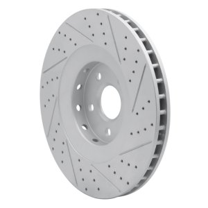 Cadillac CTS Brake Rotor (1) - Front Left - DFC - Geoperformance Drilled & Slotted - `09-`15 Cadillac CTS Brake Rotor (1) - Front Left - DFC - Geoperformance Drilled & Slotted - `09-`15