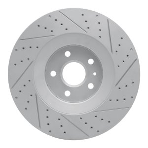 Cadillac CTS Brake Rotor (1) - Front Left - DFC - Geoperformance Drilled & Slotted - `09-`15 Cadillac CTS Brake Rotor (1) - Front Left - DFC - Geoperformance Drilled & Slotted - `09-`15