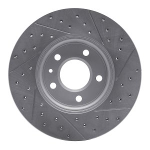 Cadillac ATS Brake Rotor (1) - Front Left - DFC - Geoperformance Drilled & Slotted - `13-`25