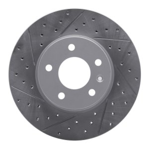 Cadillac ATS Brake Rotor (1) - Front Left - DFC - Geoperformance Drilled & Slotted - `13-`25