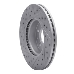 Cadillac CT4 Brake Rotor (1) - Front Right - DFC - Geoperformance Drilled and Slotted - `13-`25 Cadillac CT4 Brake Rotor (1) - Front Right - DFC - Geoperformance Drilled and Slotted - `13-`25