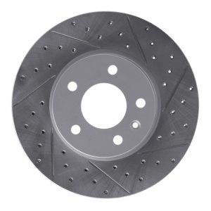 Cadillac CT4 Brake Rotor (1) - Front Right - DFC - Geoperformance Drilled and Slotted - `13-`25