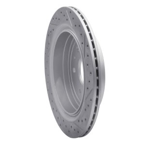 Cadillac XTS Brake Rotor (1) - Rear Left - DFC - Drilled & Slotted Geoperformance - `13-`19