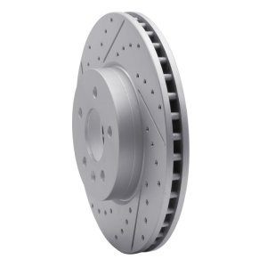 Cadillac CT4 Brake Rotor (1) - Front Left - DFC - Geoperformance Drilled & Slotted - `13-`25