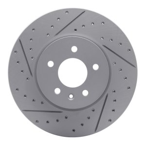 Cadillac CT4 Brake Rotor (1) - Front Left - DFC - Geoperformance Drilled & Slotted - `13-`25
