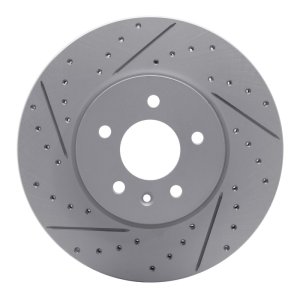Cadillac ATS Brake Rotor (1) - Front Right - DFC - Geoperformance Drilled & Slotted - `13-`25