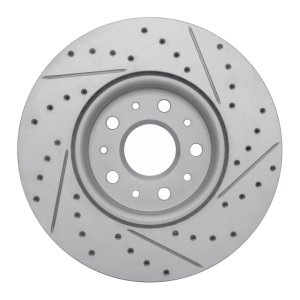 Cadillac CTS Brake Rotor (1) - Front Left - DFC - Drilled & Slotted Geoperformance - `14-`20 Cadillac CTS Brake Rotor (1) - Front Left - DFC - Drilled & Slotted Geoperformance - `14-`20