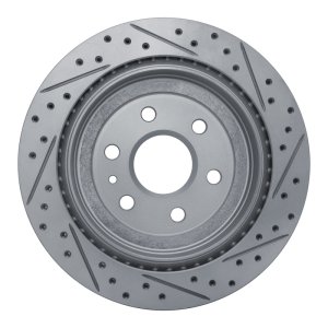 Cadillac Srx Brake Rotor (1) - Rear Left - DFC - Geoperformance Drilled & Slotted - `10-`16 Cadillac Srx Brake Rotor (1) - Rear Left - DFC - Geoperformance Drilled & Slotted - `10-`16