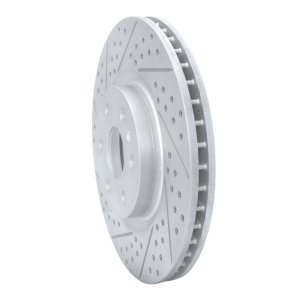 Cadillac Srx Brake Rotor (1) - Front Left - DFC - Drilled & Slotted Geoperformance - `10-`16