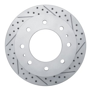 Buick Envision Brake Rotor (1) - Front Right - DFC - Drilled & Slotted Geoperformance - `19-`25