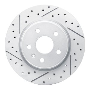 Buick Envision Brake Rotor (1) - Rear Left - DFC - Drilled & Slotted Geoperformance - `19-`25