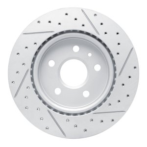 Buick Envision Brake Rotor (1) - Rear Left - DFC - Drilled & Slotted Geoperformance - `19-`25
