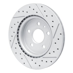 Buick Envision Brake Rotor (1) - Rear Left - DFC - Drilled & Slotted Geoperformance - `19-`25