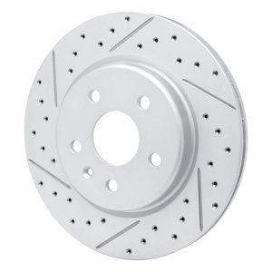 Buick Envision Brake Rotor (1) - Rear Left - DFC - Drilled & Slotted Geoperformance - `19-`25