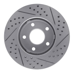 Chevrolet HHR Brake Rotor (1) - Front Left - DFC - Drilled & Slotted Geoperformance - `06-`11