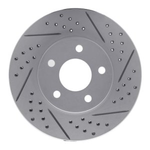 Chevrolet Hhr Brake Rotor (1) - Front Right - DFC - Drilled & Slotted Geoperformance - `06-`11