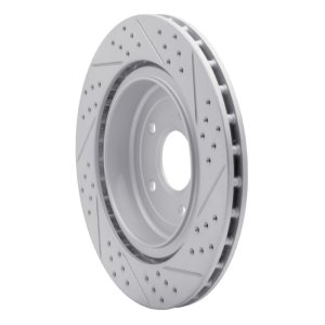 Chevrolet Corvette Brake Rotor (1) - Rear Left - DFC - Geoperformance Drill & Slot - `06-`13
