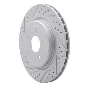 Chevrolet Corvette Brake Rotor (1) - Rear Left - DFC - Geoperformance Drill & Slot - `06-`13