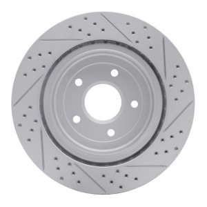 Chevrolet Corvette Brake Rotor (1) - Rear Left - DFC - Geoperformance Drill & Slot - `06-`13