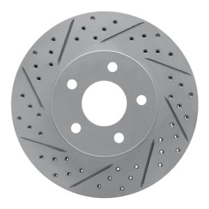 Chevrolet Cobalt Brake Rotor (1) - Front Left - DFC - Geoperformance Rotor - Drilled and Slotted - `07-`10