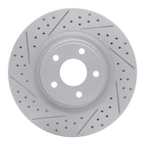 Chevrolet Cobalt Brake Rotor (1) - Front Left - DFC - Geoperformance Drilled & Slotted - `07-`10