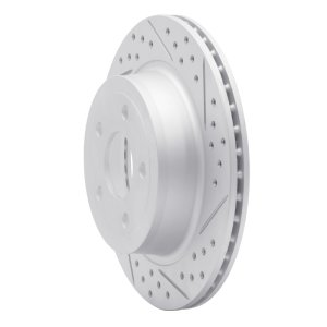 Chevrolet Cobalt Brake Rotor (1) - Rear Right - DFC - Drilled & Slotted Geoperformance - `08-`10