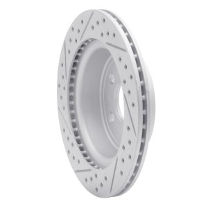 Chevrolet Cobalt Brake Rotor (1) - Rear Right - DFC - Drilled & Slotted Geoperformance - `08-`10